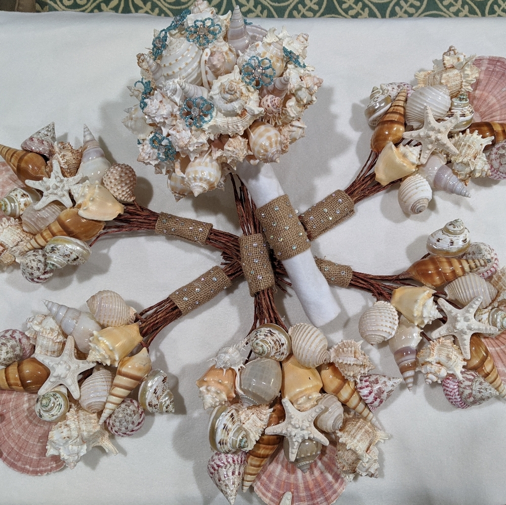 Shell Bridal bouquets